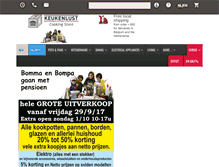 Tablet Screenshot of keukenlust.be